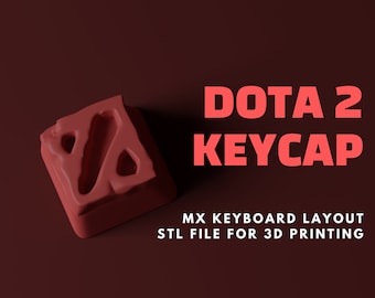 Dota 2 Keycap 3D STL File: Defense of the Ancients Game Model
