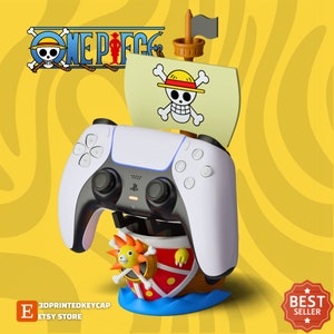 Thousand Sunny Controller Holder | One Piece Gift | Joystick Holder | Unique Desk Decor | Luffy Ship | Ship Stand | Pirate Anime Figure