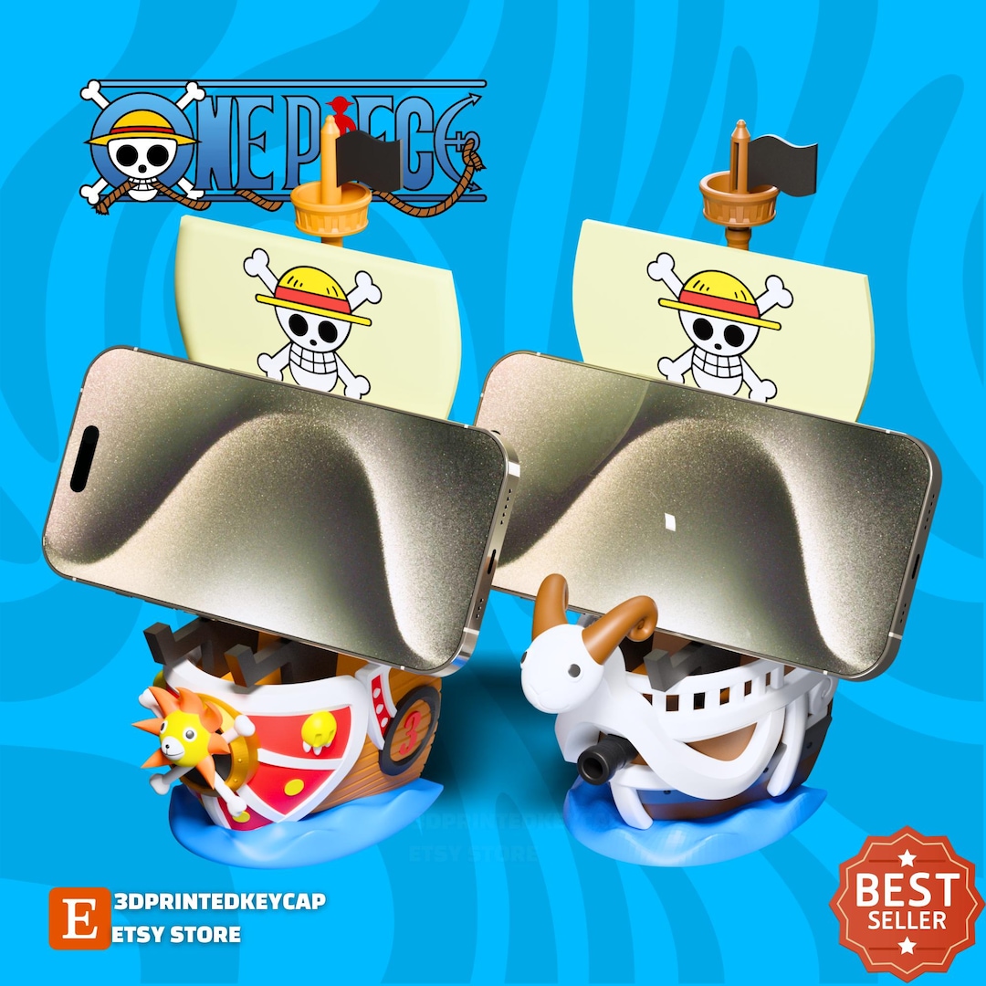one-piece-ship-phone-holder-going-merry-thousand-sunny-3d-printed