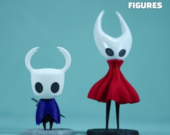 Hollow Knight Figures: Hornet and Knight 3D Print Decor