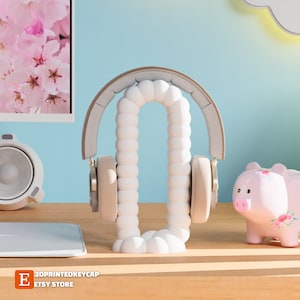 Cloud Headphone Stand | Cozy Desk Setup | Minimalist Desk Decor | Kawaii Desk Organizer