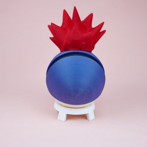 Pokebola Cyndaquill impresa en 3D / Pokebola temática de Pokémon impresa en 3D / Pokémon impreso en 3D / Impresión 3D de Pokémon / imagen 6
