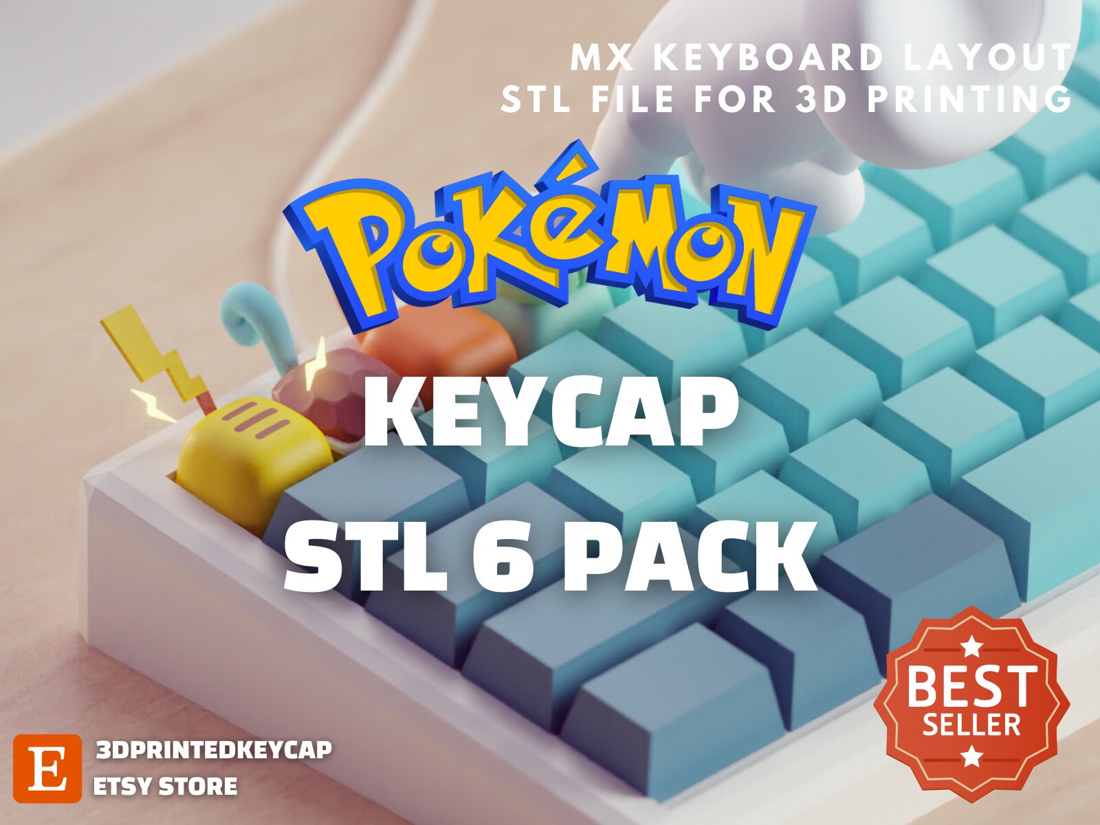 ⌨️ Best STL files of keycaps models to make with a 3D printer