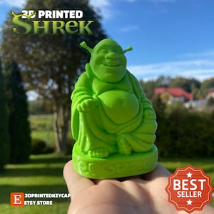 Buddha Shrek | 3D Print | 3D Printed | TikTok Statue | Funny Gift Figurine | Model