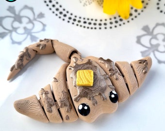 3D Printed Articulated Stingray Fidget Toy: Flappy Jack Sea Pancake