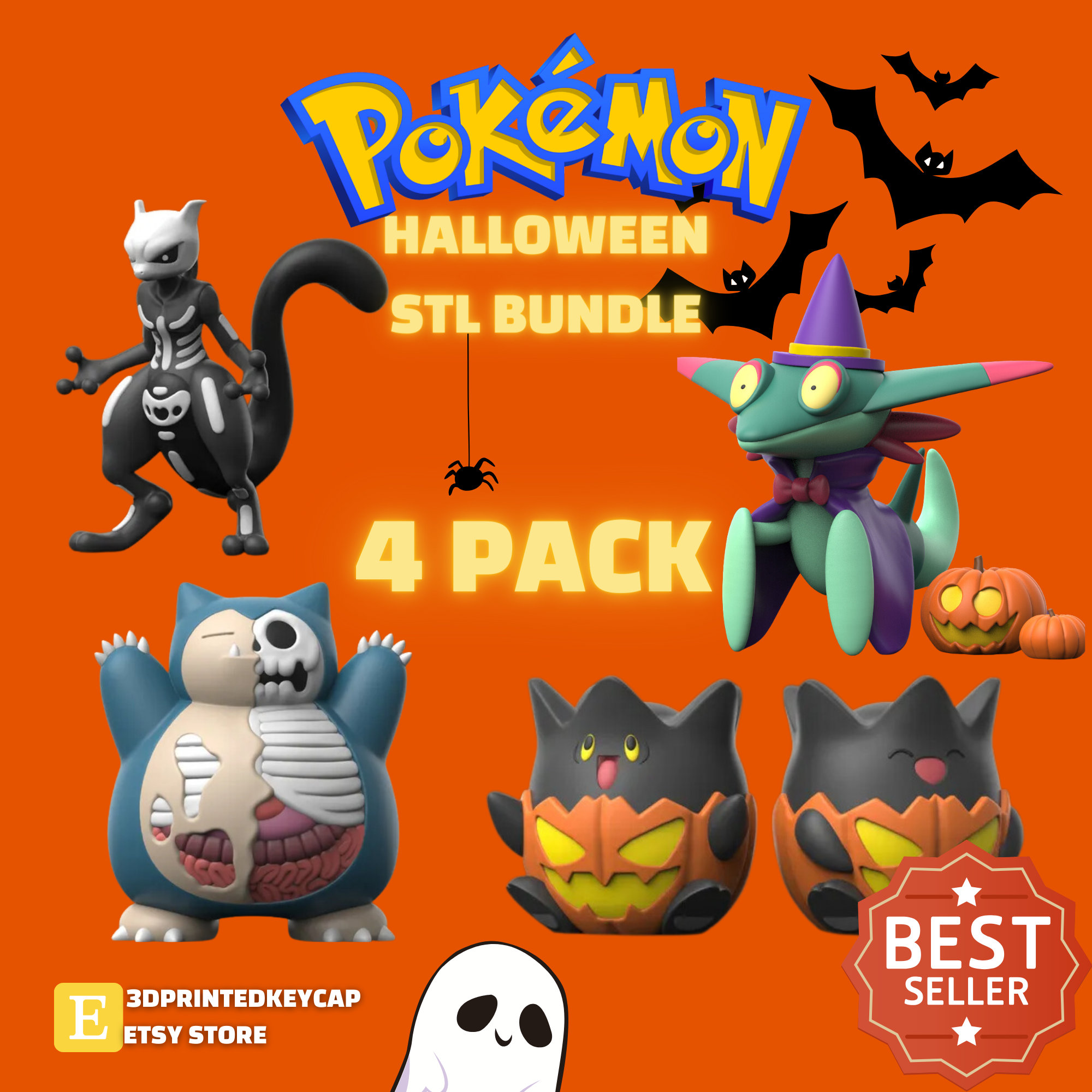 Pikachu 3d model - Etsy México, image size:2000x2000