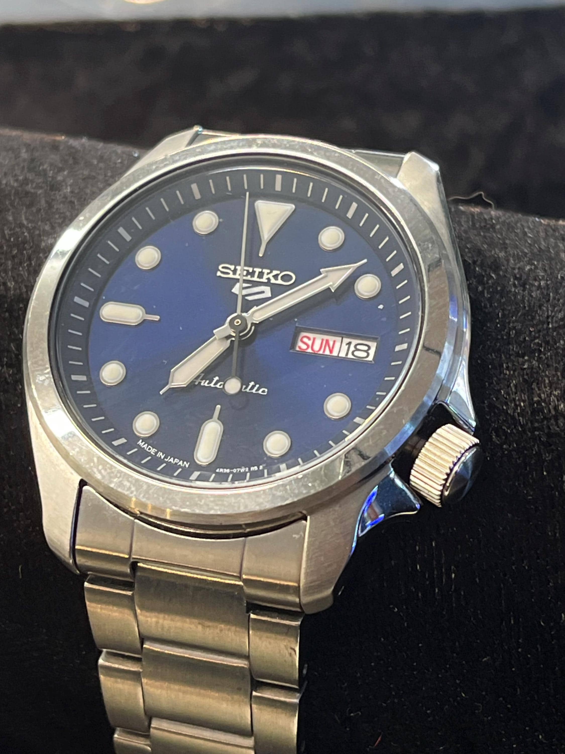 Men's Seiko 5 Sports SRPE53 Blue - Etsy
