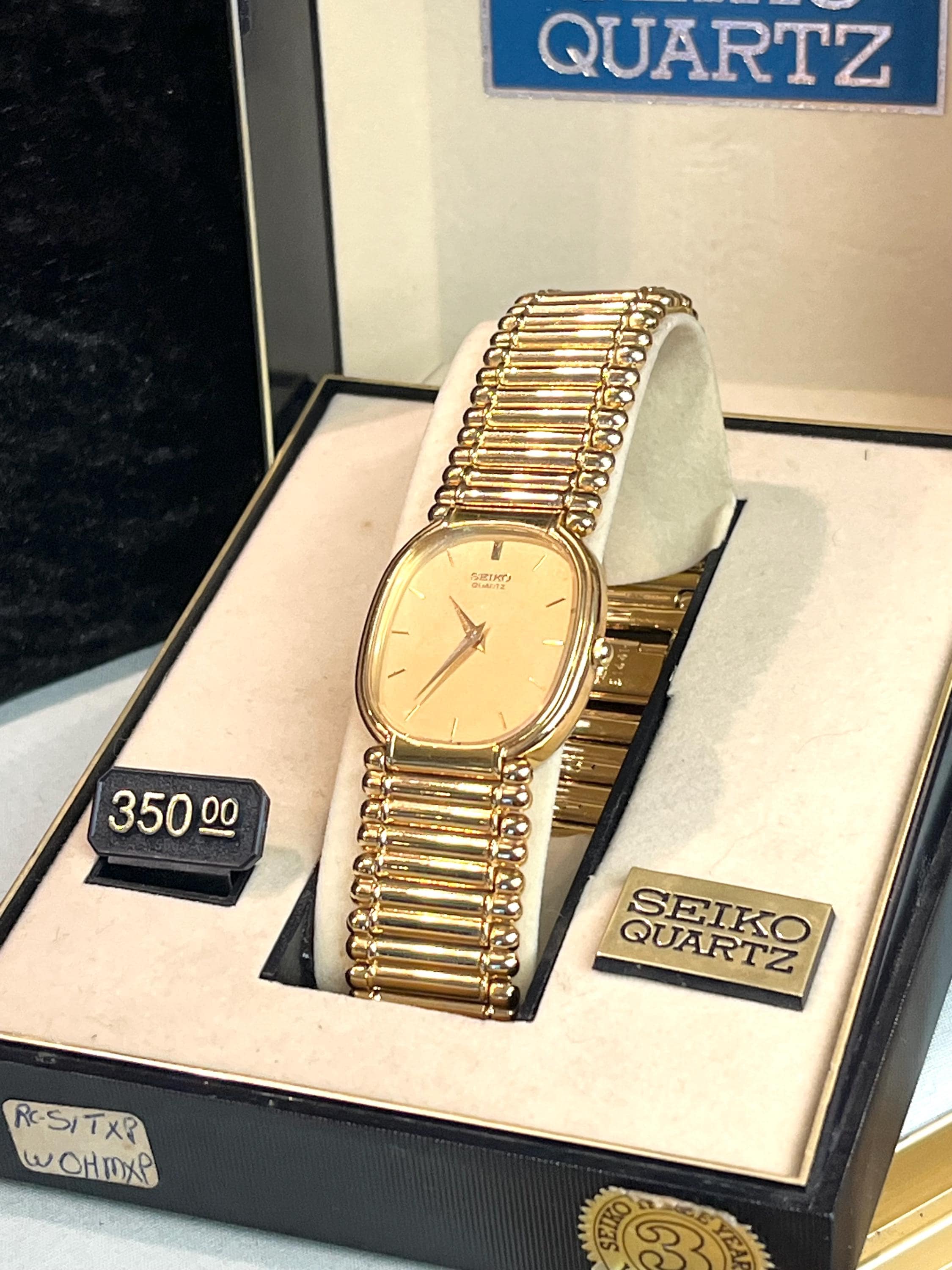 1987 Vintage Seiko Golden Rouleaux Ellipse Watch 5P30-5B59 - Etsy