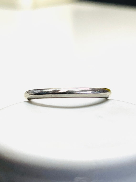 1mm Sterling Silver Wedding Band(2)