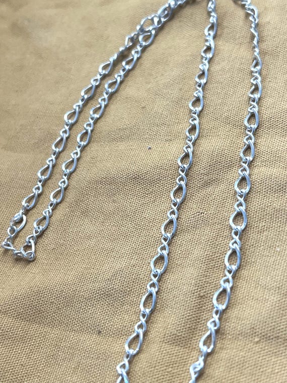 Vintage Solid 925 Sterling Silver Infinity Oval L… - image 7