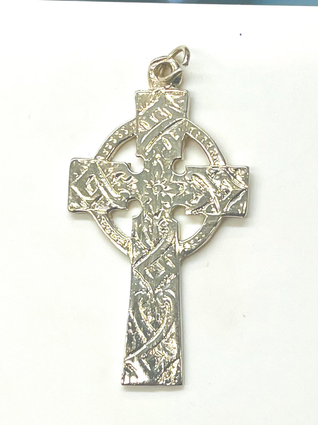Vintage Sterling Silver Celtic Knotwork Cross Pendant Charm(9251603) - Etsy