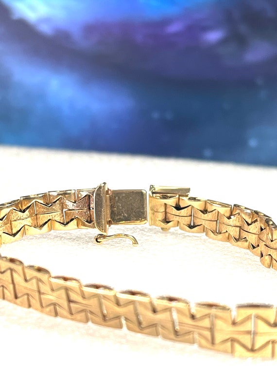 14k Yellow Gold Heavy LInk Bracelet