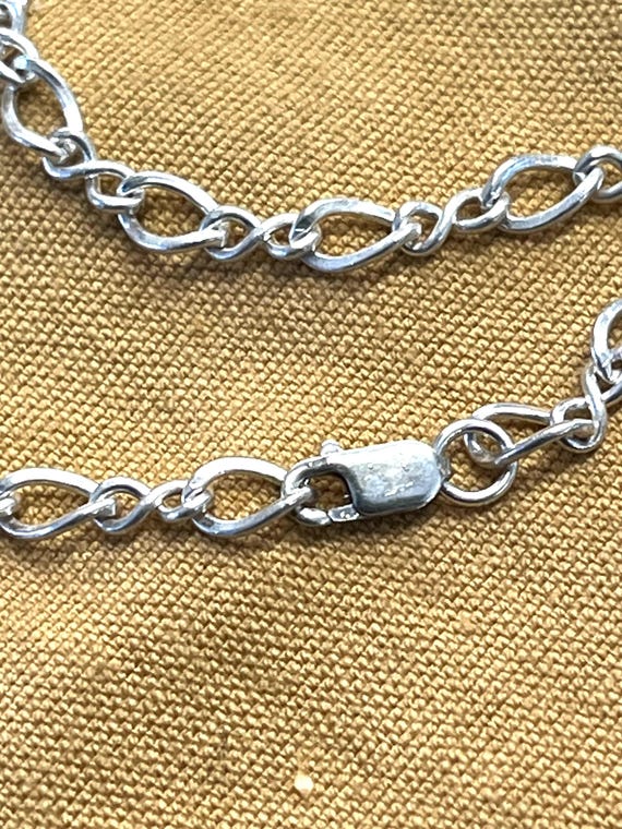 Vintage Solid 925 Sterling Silver Infinity Oval L… - image 11