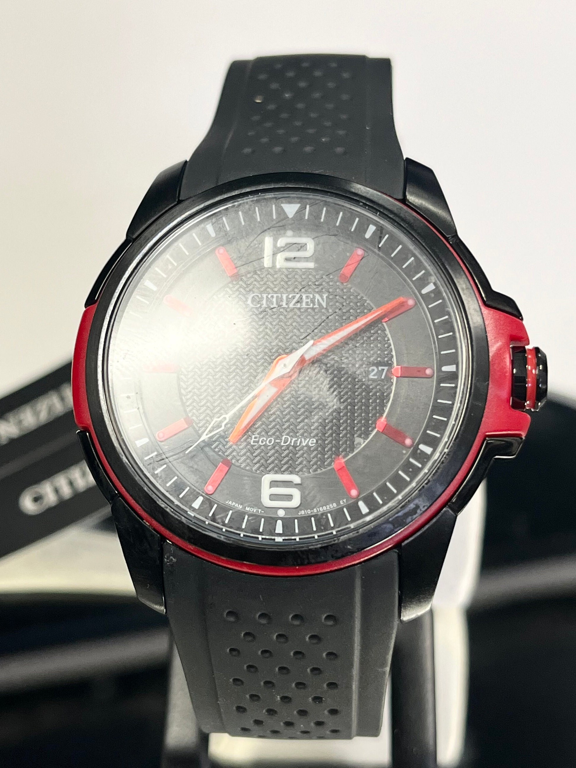 Citizen Eco-drive Men's Calendar Black 44MM Watch AW1658-02E Citizen Eco-drive Men's Calendar Black 44MM Watch AW1658-02E