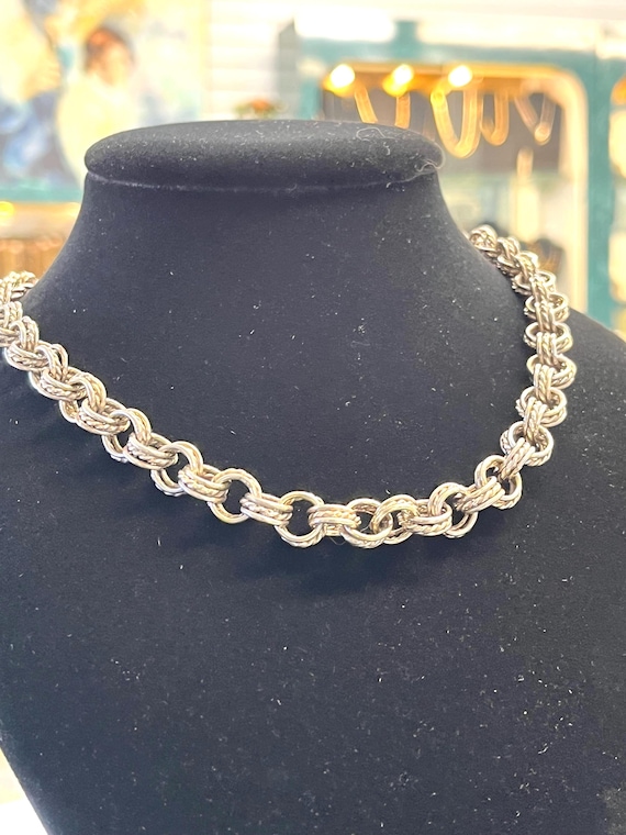 Chunky Sterling Silver Rolo Chain