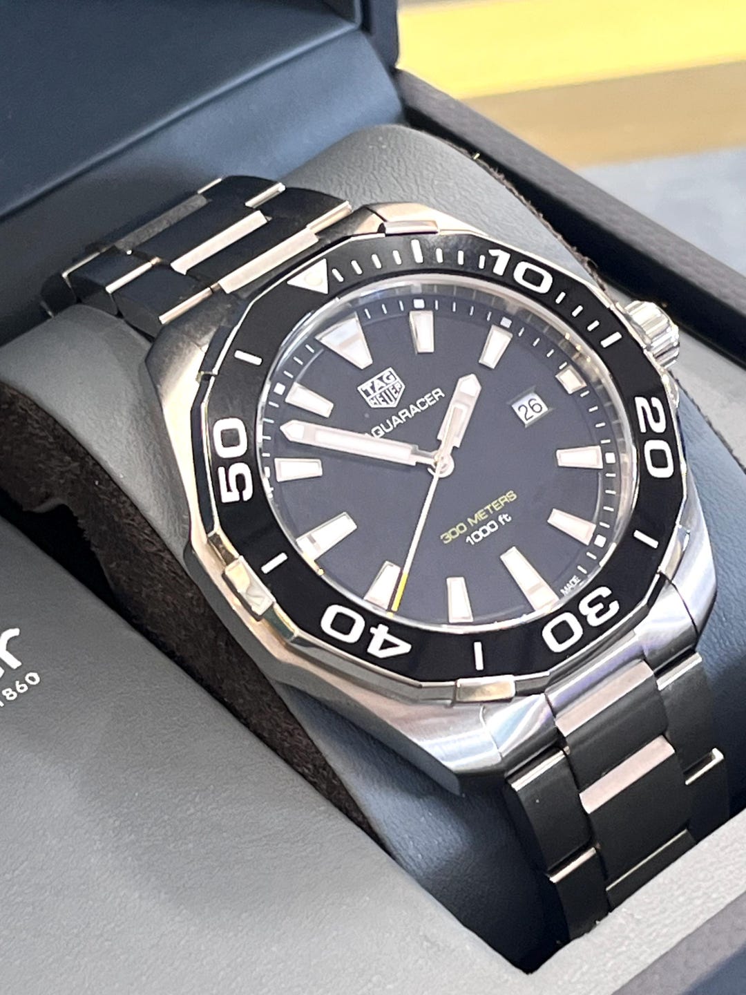 Mens Tag Heuler Aquaracer Watch WAY101A.WUX7112 - Etsy