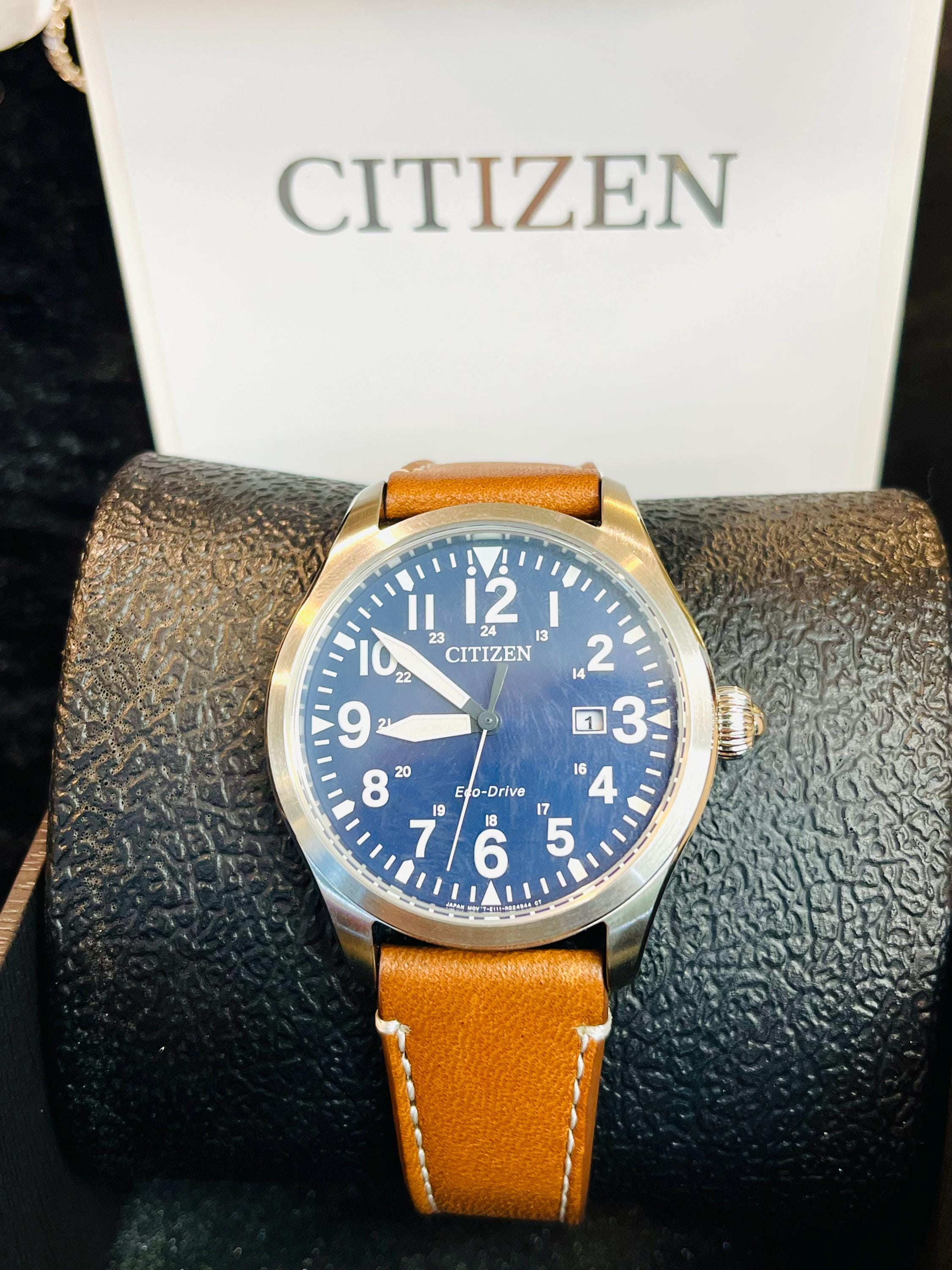 Leather Citizen Men's Chandler Caliber E100 Reviews Eco Drive