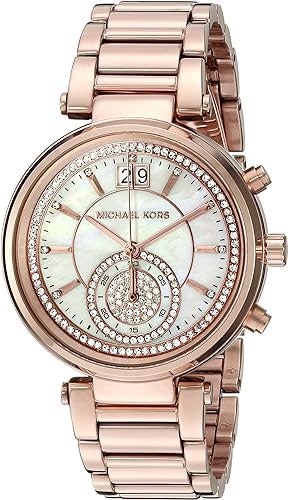 ラグジュアリー★ Michael Kors ★ SAWYER レディース MK6282 Mk6282 Sawyer Womens Rose Gold Chronograph Watch - Etsy