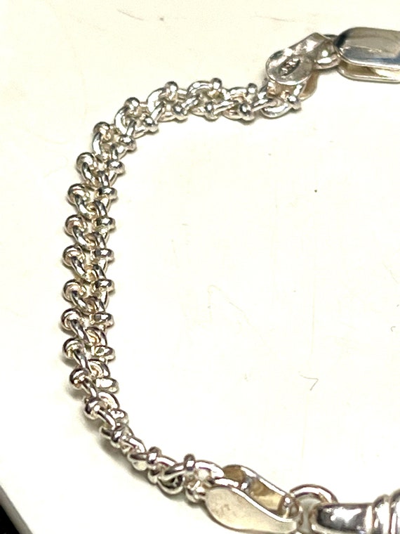 Sterling Silver Fancy Celtic Link Bracelet - image 3