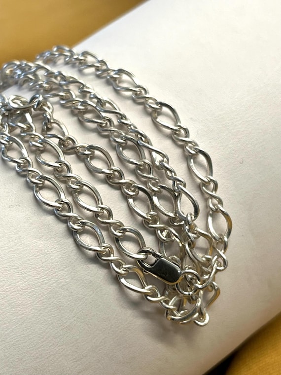 Vintage Solid 925 Sterling Silver Infinity Oval L… - image 10