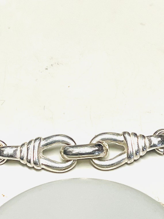 Sterling Silver Fancy Celtic Link Bracelet - image 2