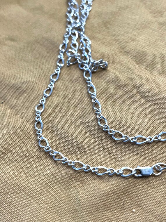 Vintage Solid 925 Sterling Silver Infinity Oval L… - image 6