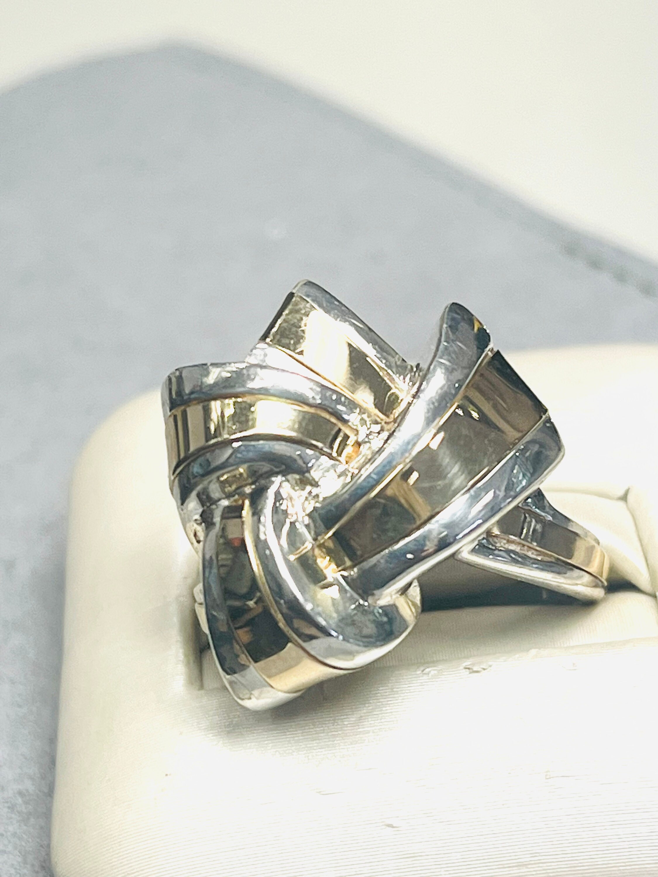 ●VVV● Silver 925 Big Ribbon Ring Ring 23SSRG034SGF DHgate.com:925 Sterling Silver Classic Big Bow Zircon Ring