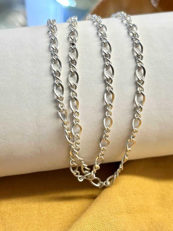 Vintage Solid 925 Sterling Silver Infinity Oval L… - image 4