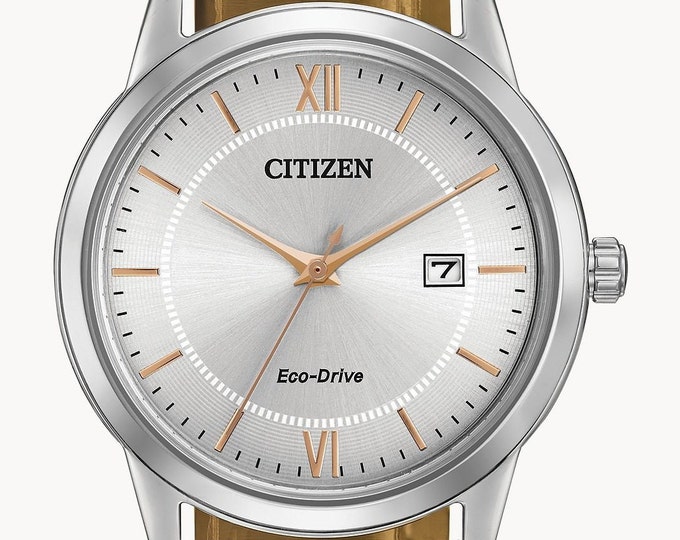 Corso Men's Eco-drive AW1236-03A Rose Gold Accents Watch - Etsy