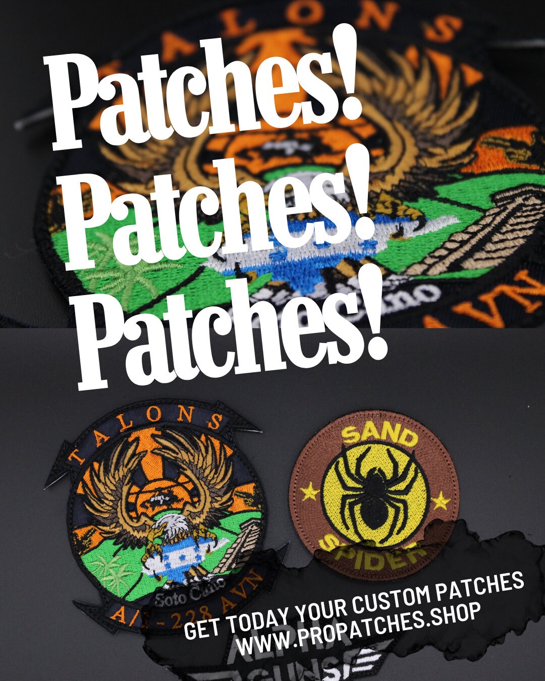 Custom Embroidered Logo Patch, Iron On, Sew On - Etsy