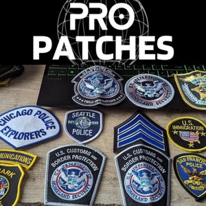 CUSTOM Embroidered Iron On PATCH – Small Fashionable Adhesive Vest Patches For Clothes