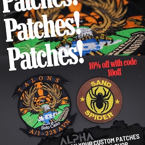Custom Embroidered Patches – Personalized Iron-On & Sew-On Patches for Jackets, Bags, and More