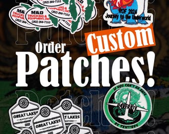 Custom Embroidered Logo Patches – Business Branding Apparel