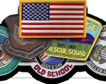 Custom Military Name Patch | Tactical Name Tape Patch | Embroidered Army Patch | Iron On Uniform Patch USA