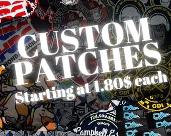 Custom Business Patch | Embroidered Logo Patch | Uniform Name Patch | Company Branding Patch USA