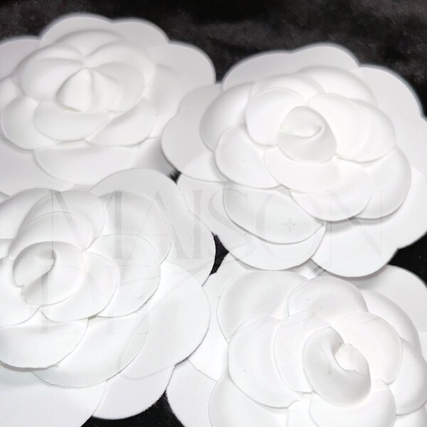 Handmade Camellia White Flower for Gift Boxes, Gift Wrapping, Luxury Gifts, Luxury Gift Box, Bridesmaid Boxes, Bridal Box, Camellia Sticker