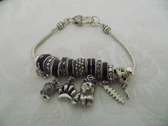 Cat Lover Charm Bracelet View 4
