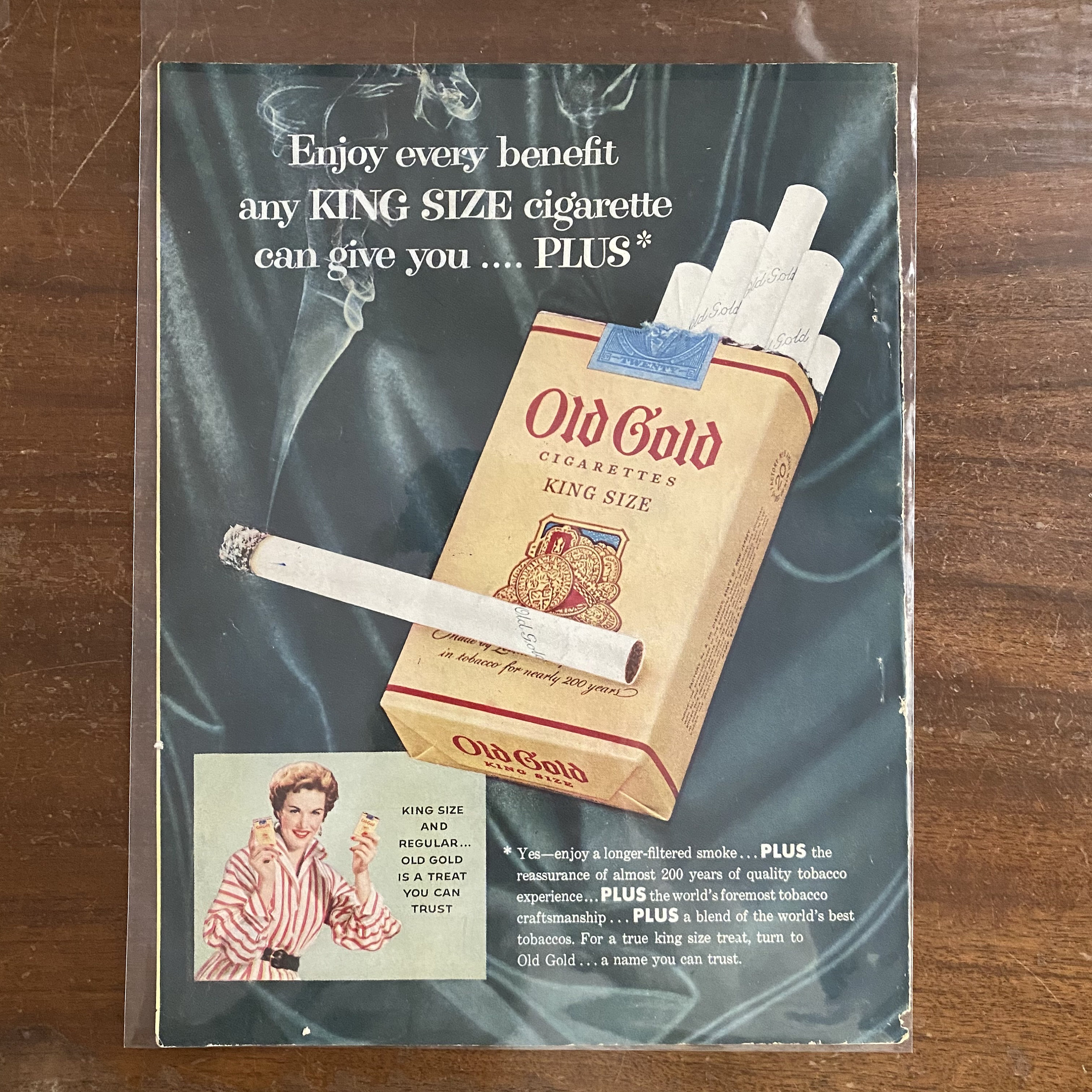 Old gold cigarettes Portugal