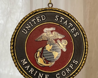 Ornament Amerikaanse mariniers USMC Eagle Globe Anchor Military Christmas Ornament