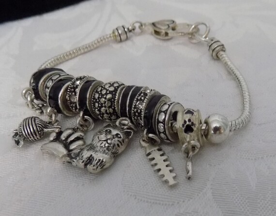 Cat Lover Charm Bracelet View 3