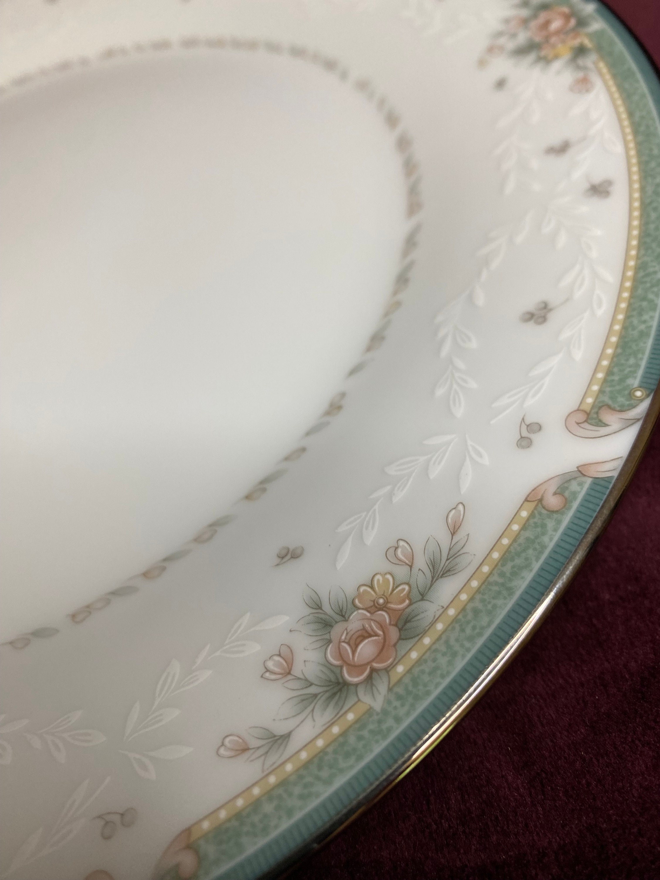 ノリタケグリーンブライアNoritake Greenbrier中皿径21cm5枚 Greenbrier by Noritake Dinner Plate - Etsy