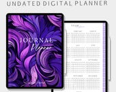 Digital Planner, Undated Planner, Monthly Planner, iPad Planner, Goodnotes Planner