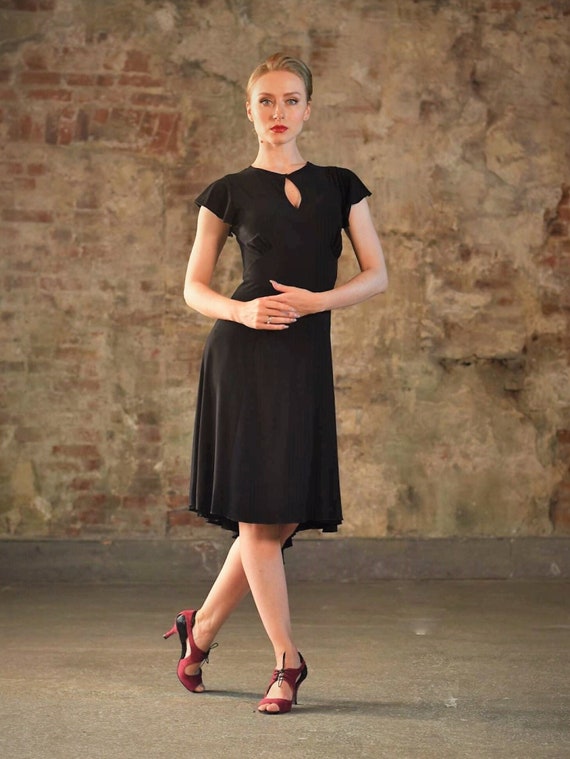 short black dance dress Black La Femme Short Sequin Homecoming Dance Dress Black / 00