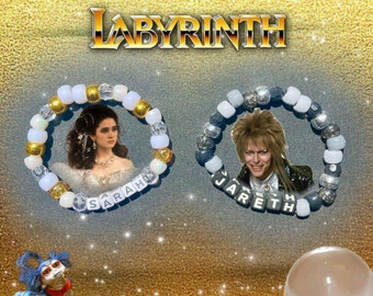 Labyrinth Kandi Single Set | MatchingKandi Singles | 80s Cult Classic 1980s Musical | Scenecore | Scene Kandi Emo | PLUR | Rave