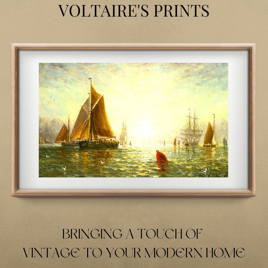 Vintage Wall Painting Trawler in Fleet wall Painting Etsy