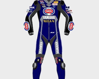 Yamah PATA one piece motorcycle leather racing suit