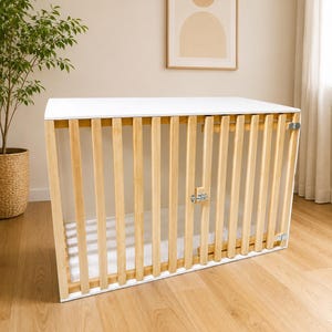 Solid Beech Dog House | Heavy Duty Indoor Puppy Kennel | Luxury Pet Furniture | image 5