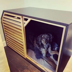 Modern Dog Kennel: Cozy Wooden Retreat, All Sizes