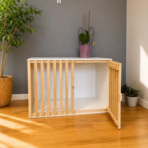 Solid Beech Dog House | Heavy Duty Indoor Puppy Kennel | Luxury Pet Furniture | image 3
