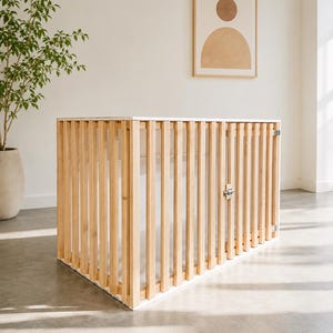 Solid Beech Dog House | Heavy Duty Indoor Puppy Kennel | Luxury Pet Furniture | image 6